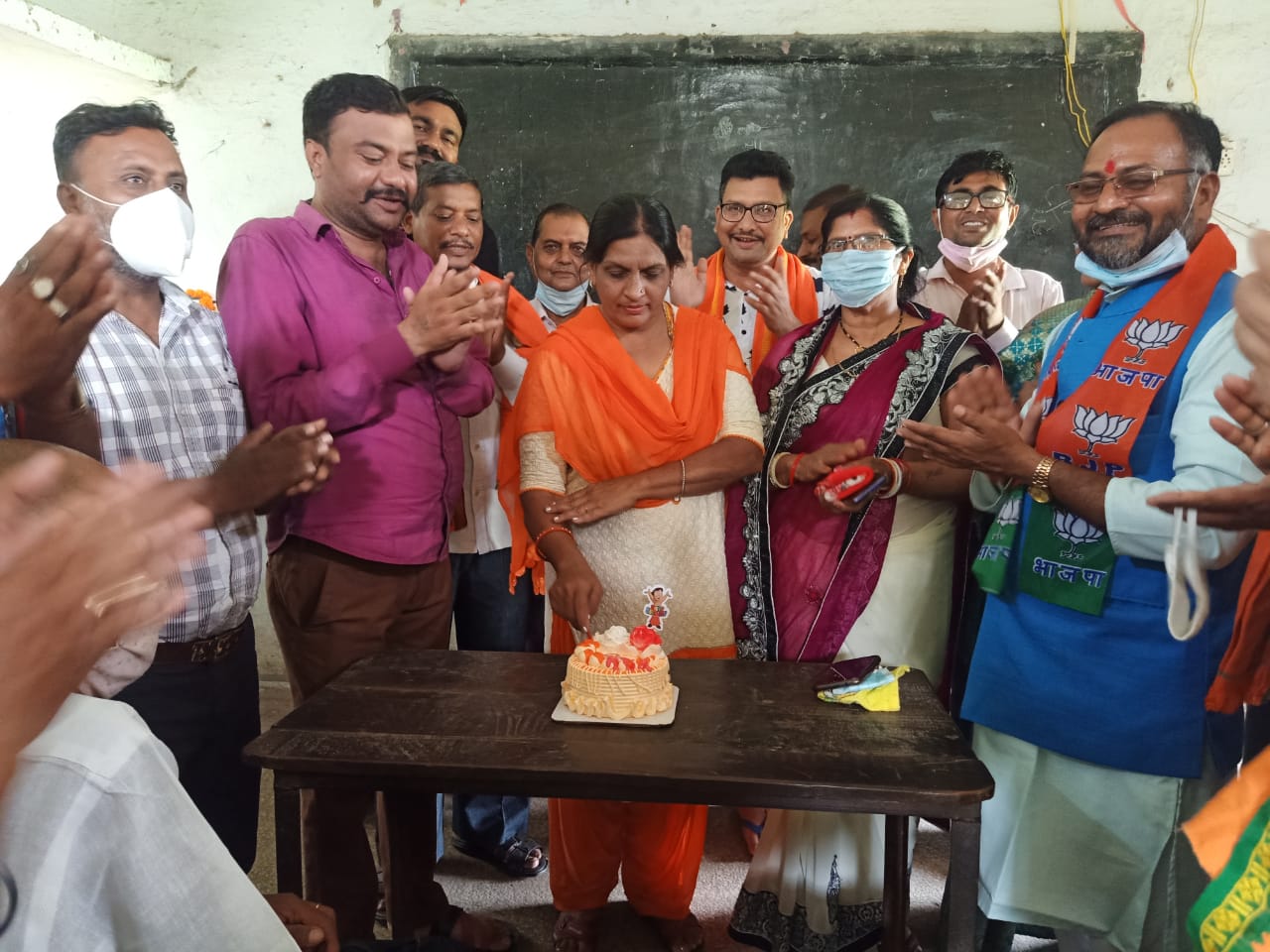 कैम्प मंडल में मना जनसंघ के संस्थापक श्यामा प्रसाद मुखर्जी का अवतरण दिवस