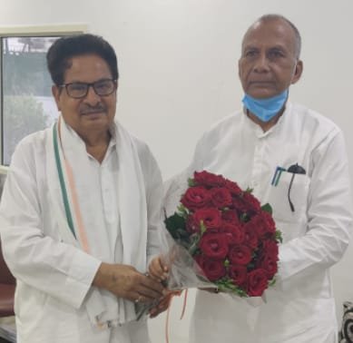 छत्तीसगढ़ प्रदेश प्रभारी पुनिया  ने नई दिल्ली में गृह मंत्री  ताम्रध्वज साहू से मुलाकात कर जल्द स्वस्थ होने की कामना की