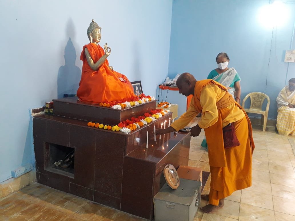 बुद्ध धर्म के आधारों की जीवन में महत्ता को समझाया भंते ने, एक दिवसीय वर्षावास विशेष धम्मदेशना का आयोजन