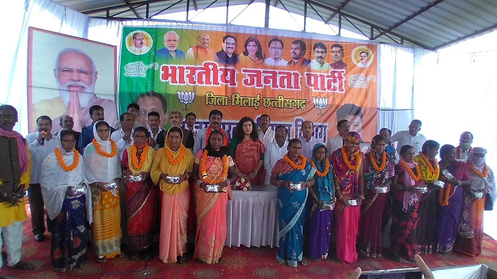 भिलाई भाजपा एवं  स्वच्छता प्रकोष्ठ ने विश्वकर्मा जयंती एवं प्रधानमंत्री का जन्म दिवस मनाया, 20 दिनों तक चलने वाले सेवा एवं समर्पण कार्यक्रम की शुरुआत की