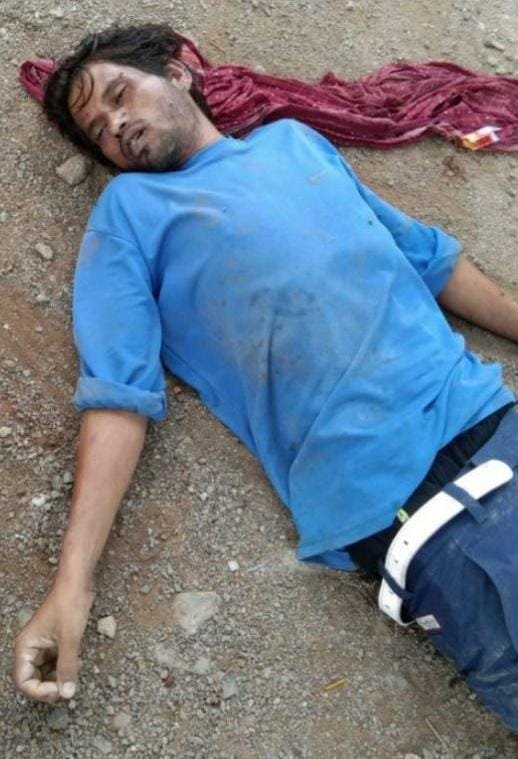 ओवरब्रिज के पास मिली युवक की लाश, मौके पर पहुंची पुलिस
