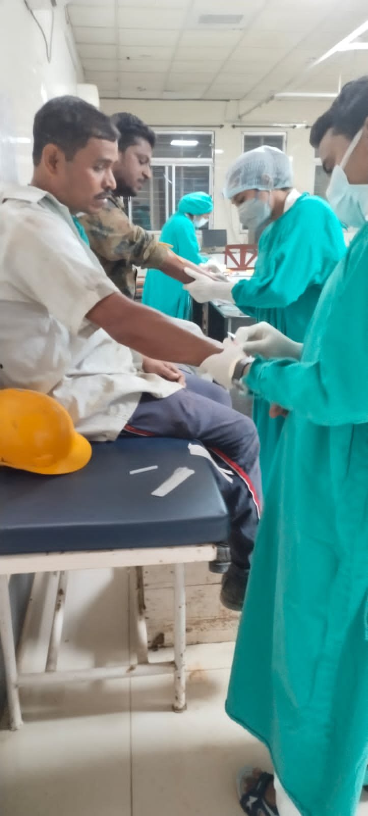 बीएसपी के एमआरडी यूनिट में हुआ ब्लास्ट, 6 कर्मी झुलसे , एक की स्थिति गंभीर, सेक्टर 9 अस्पताल में इलाज जारी