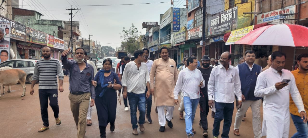 कांग्रेस की जन-जागरण पदयात्रा कल, तैयारियों का जायजा लेने पहुंचे छत्तीसगढ़ खनिज विकास निगम के अध्यक्ष
