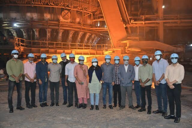 *युवा आईएएस अधिकारियों ने भिलाई इस्पात संयंत्र का किया भ्रमण, इस्पात बनाने की प्रक्रिया से हुये रूबरू*