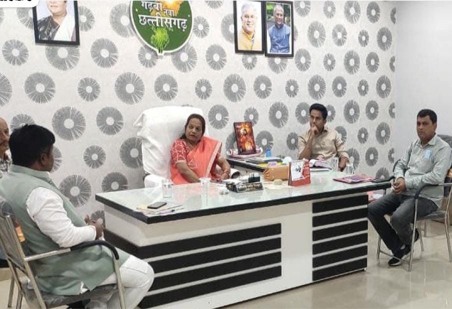 *रिसाली क्षेत्र में बिना अनुमति मकान दुकान बनाने वालों से होगी टैक्स वसूली-शशि सिन्हा*
