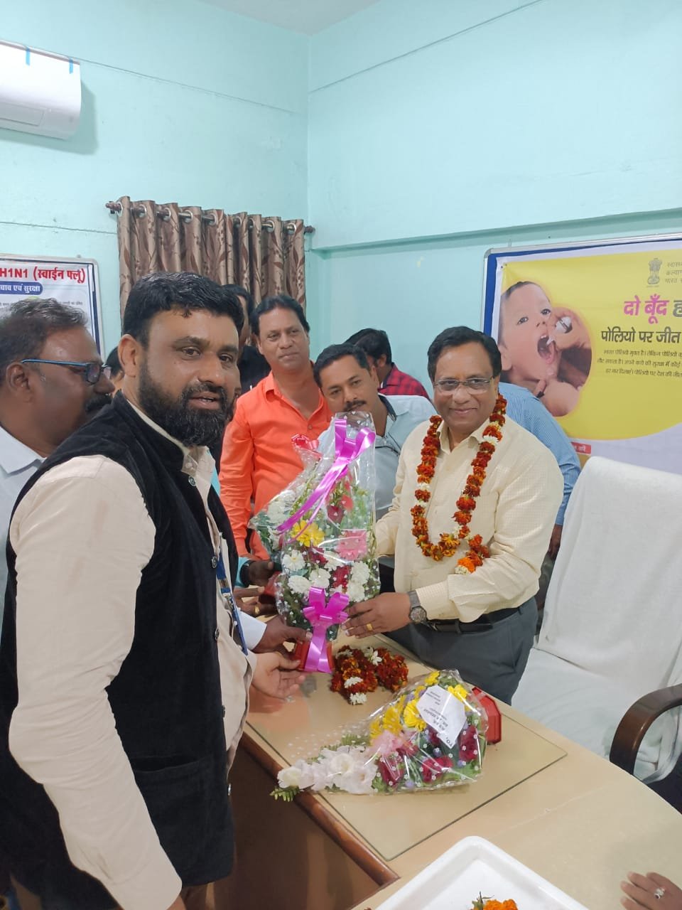 *नव पदस्थ सीएचएमओ द्वारा कार्यभार किया ग्रहण, छत्तीसगढ़ प्रदेश स्वास्थ्य कर्मचारी संघ ने किया स्वागत, जनहित में हर संभव सहयोग करेगा जिला स्वास्थ्य विभाग संघ ने दिया आश्वासन*