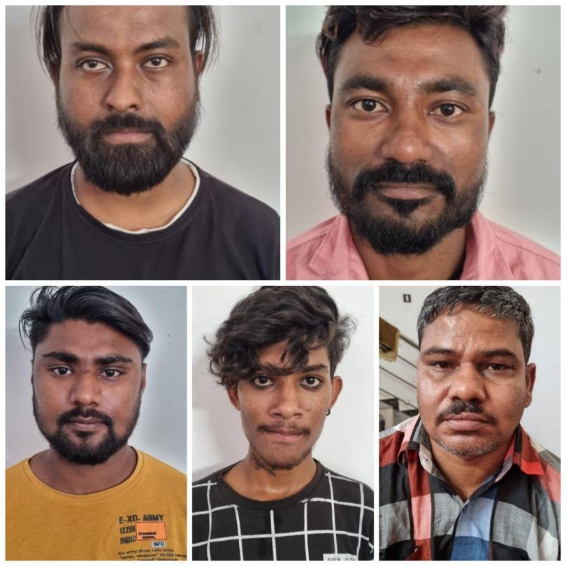 दुर्ग पुलिस ने 7 सटोरियों को या गिरफ्तार लाखों की सट्टा पट्टी एवं 45 हज़ार जप्त, एक आरोपी फरार होने में सफल