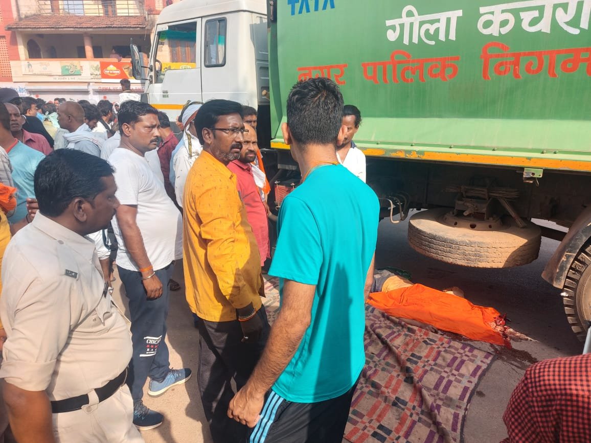 भिलाई निगम की हाइवा ने साइकिल सवार को कुचला-मौत, घटना के बाद फरार हुआ हाइवा चालक