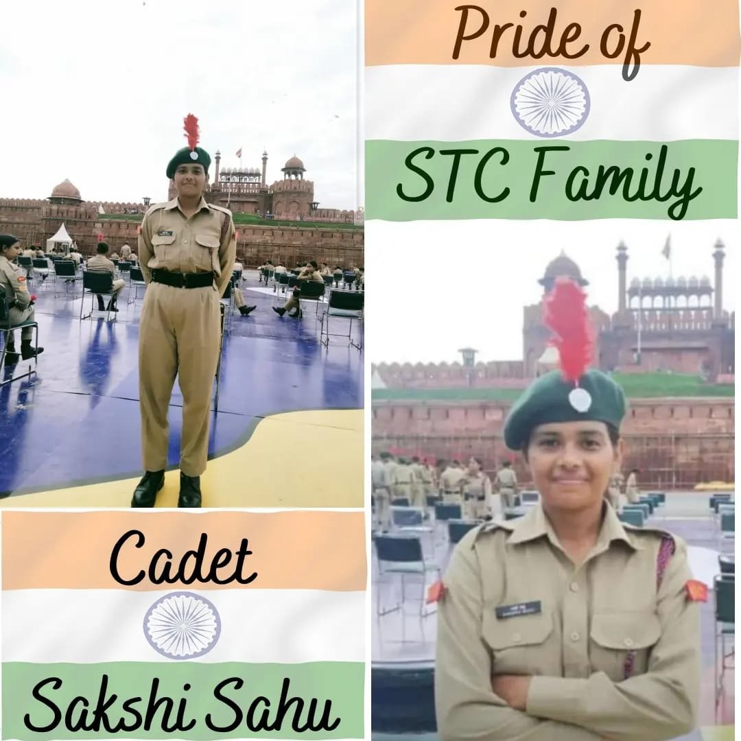 सेंट थॉमस महाविद्यालय भिलाई की एनसीसी कैडेट साक्षी साहू का स्वतंत्रता दिवस कैंप दिल्ली में चयन सेंट थॉमस महाविद्यालय भिलाई की एनसीसी कैडेट साक्षी साहू का स्वतंत्रता दिवस कैंप दिल्ली में चयन