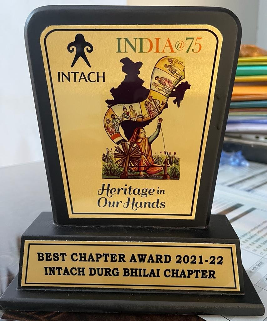 भिलाई-दुर्ग को इन्टेक का मिला “बेस्ट चेप्टर अवोर्ड” भिलाई-दुर्ग को इन्टेक का मिला “बेस्ट चेप्टर अवोर्ड”