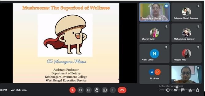 सेंट थॉमस महाविद्यालय, भिलाई में मशरूम कृषि पर सर्टिफिकेट कार्यक्रम का किया आयोजन