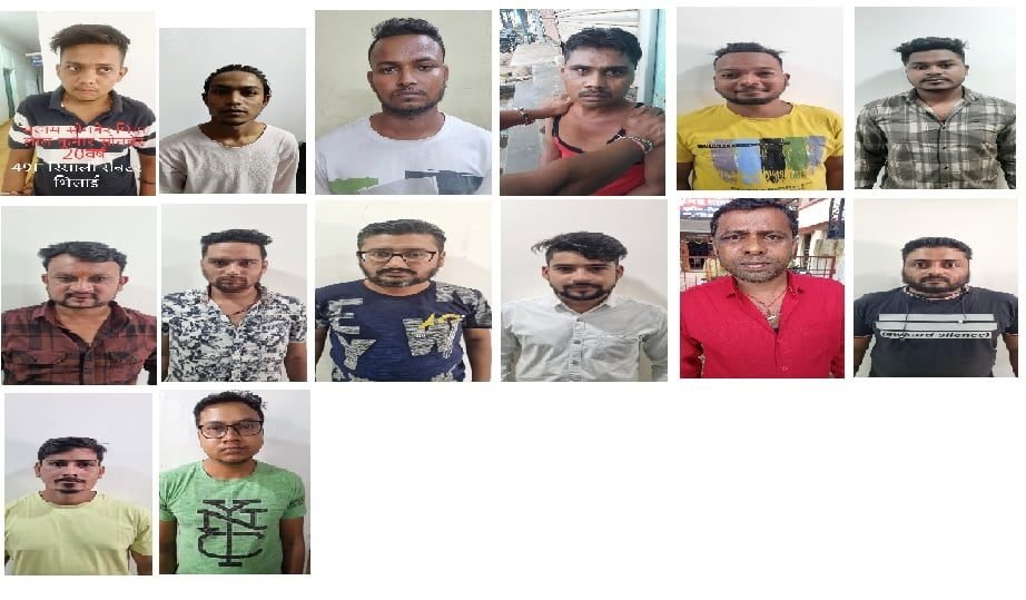 ऑनलाइन सट्टा कारोबार का भिलाई दुर्ग शहर बना प्रदेश का हब, 14 सटोरियों को पुलिस ने किया गिरफ्तार, 2 दिन पूर्व रायपुर में पकड़े गए 25 में से 10 भिलाई दुर्ग शहर से