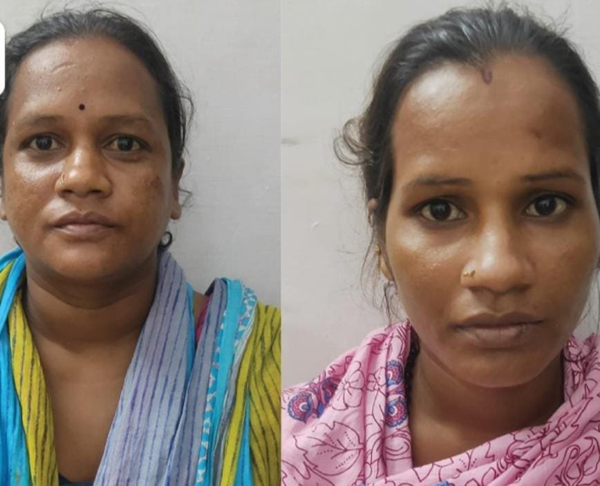 ज्वेलरी शाॅप से फुल्ली उड़ाने वाली महिलाएं पकडा़यीं, विडियो भी देखें कैसे की चोरी….!