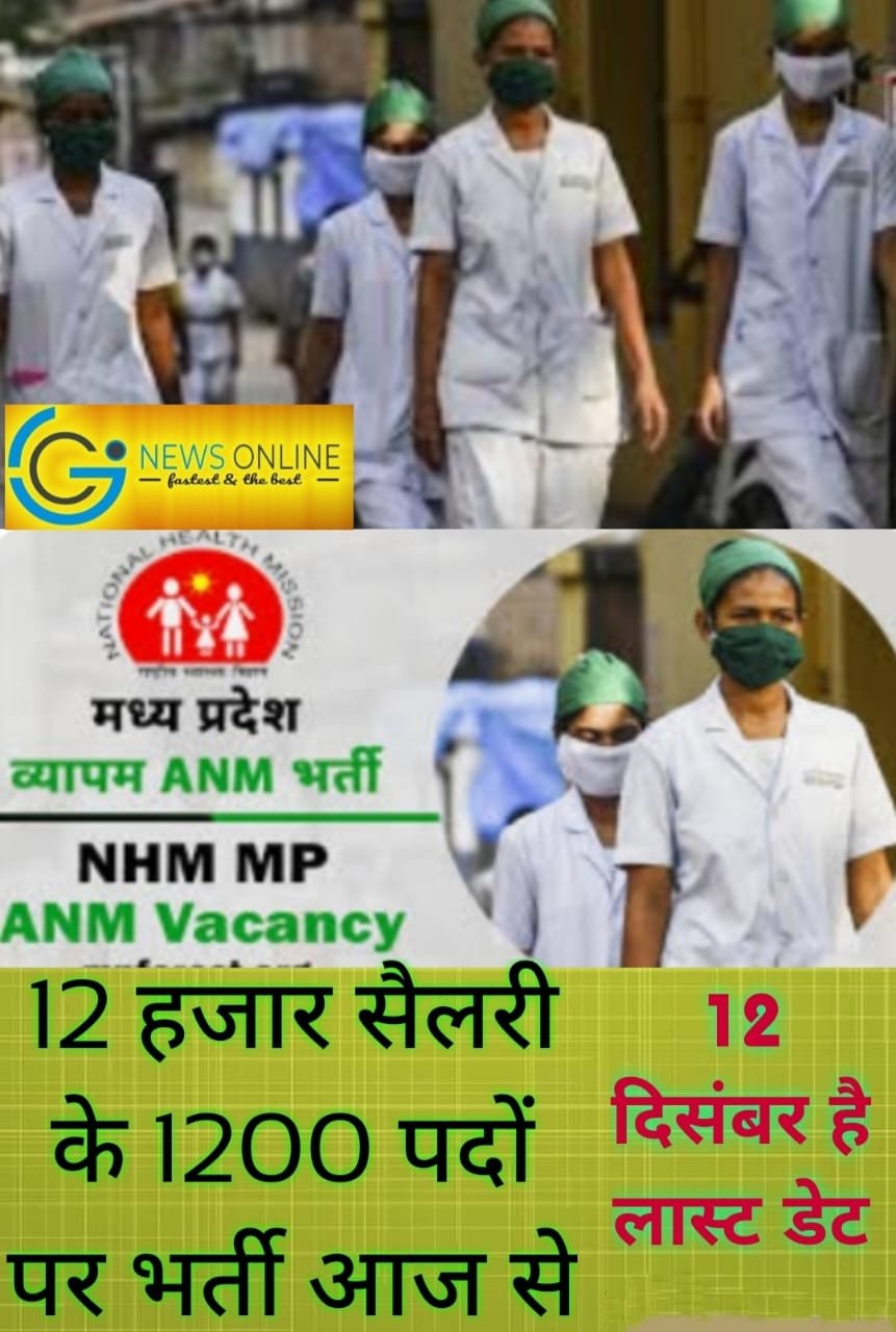 12 हजार महीना सैलरी के 1200 पदों पर आज से भर्ती प्रक्रिया शुरू, हेल्थ सेक्टर के इच्छुक अभ्यर्थी को मौका 12 हजार महीना सैलरी के 1200 पदों पर आज से भर्ती प्रक्रिया शुरू, हेल्थ सेक्टर के इच्छुक अभ्यर्थी को मौका