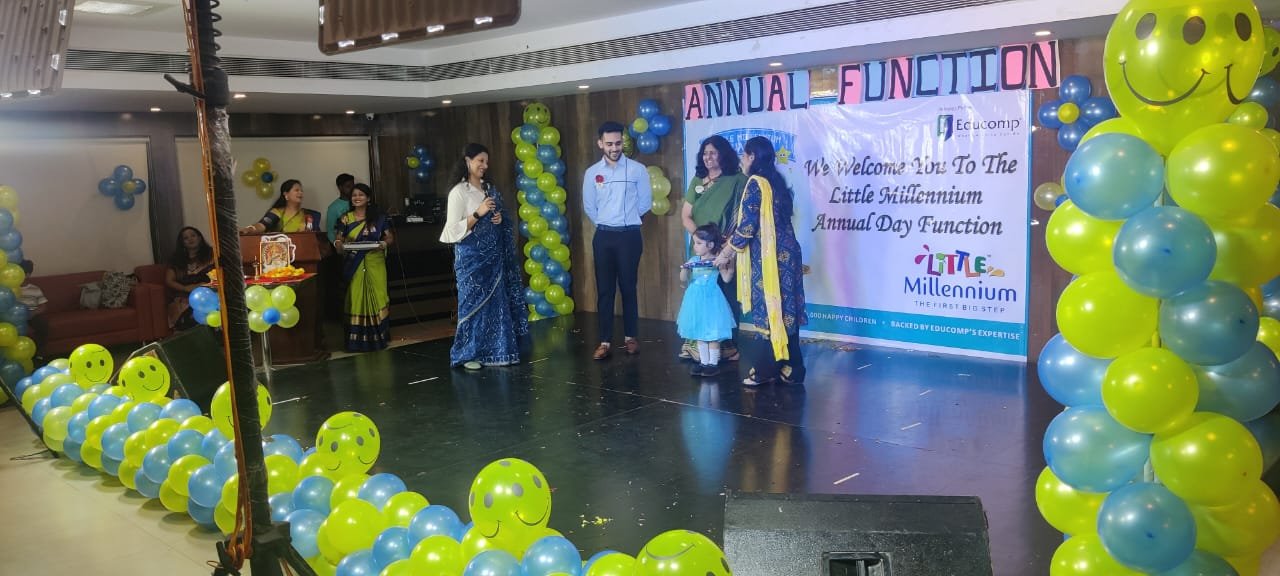 लिटिल मिलेनियम का वार्षिक महोत्सव हुआ संपन्न, बच्चों ने दी रंगारंग प्रस्तुति