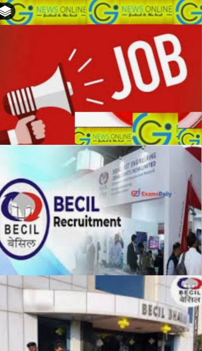 <em>Sarkari Naukri 👁️‍🗨️ BECIL ने कई पद पर निकाली भर्ती, जानें एज लिमिट से लेकर लास्ट डेट तक सभी जरूरी डिटेल 👁️‍🗨️BECIL Jobs 2023 ब्रॉडकास्ट इंजीनियरिंग कंसल्टेंट्स इंडिया लिमिटेड ने कई पद पर भर्ती</em>