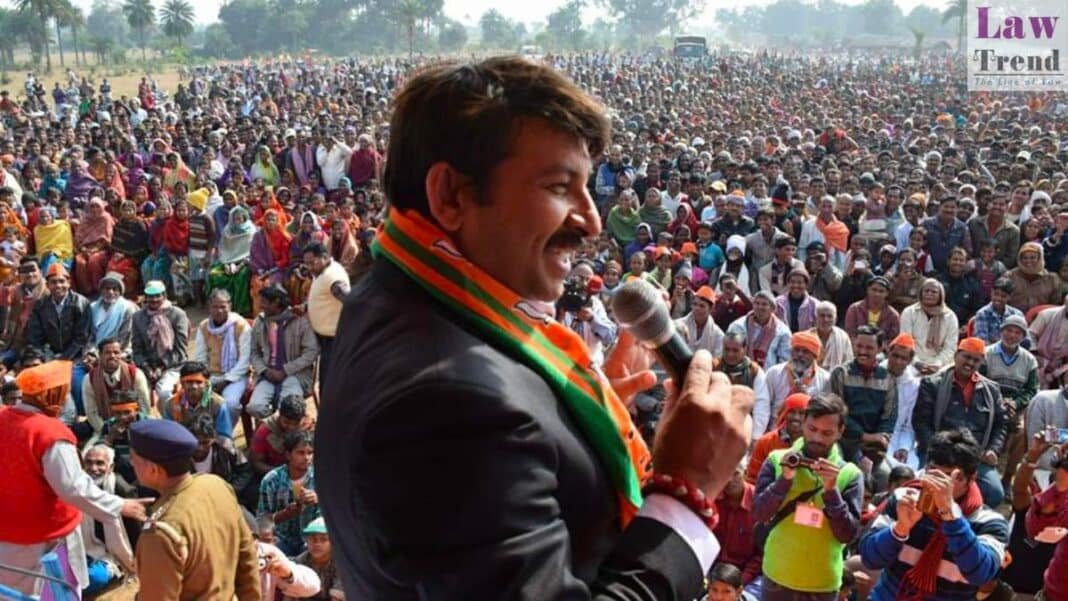 <em>मानहानि मामले में हाई कोर्ट ने सांसद मनोज तिवारी के खिलाफ ट्रायल कोर्ट की कार्रवाई पर रोक लगाई</em>