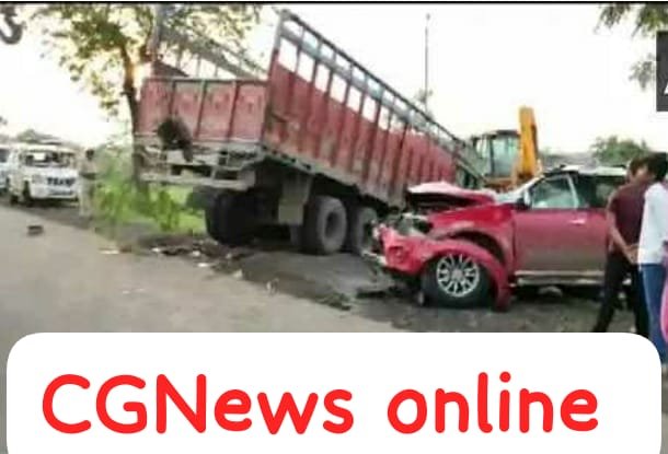 <em>दर्दनाक हादसा 🛑 ट्रक-कार में टक्कर, 6 की मौत 🛑 एक गंभीर ले जाया गया अस्पताल 🛑 घटना बाद ड्राइवर फरार</em>