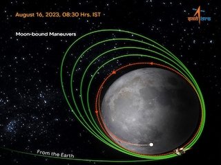 <em>चंद्रयान-3 पर आया ISRO का लेटेस्ट अपडेट, चंद्रमा के और पास पहुंचा भारत, चौथी बार बदली ऑर्बिट, जानें अब कितना दूर चांद</em>
