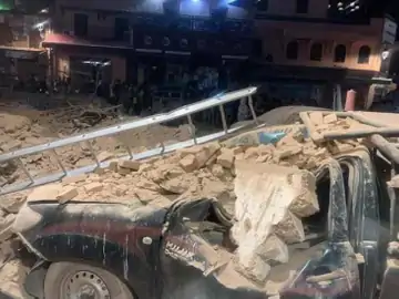 <em>मोरक्को में 7.2 तीव्रता का भूकंप, 822 की मौत:कई इमारतें ढहीं; ये इस इलाके में आया 120 साल का सबसे ताकतवर भूकंप</em> <em>मोरक्को में 7.2 तीव्रता का भूकंप, 822 की मौत:कई इमारतें ढहीं; ये इस इलाके में आया 120 साल का सबसे ताकतवर भूकंप</em>