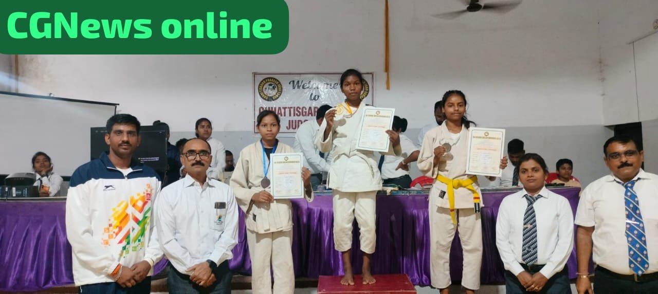 <em>23वीं राज्य स्तरीय सब जूनियर जूडो प्रतियोगिता में राष्ट्रीय सब जूनियर जूडो प्रतियोगिता के लिए चुने गए उम्दा खिलाड़ी 🟦 32 एकड़ हाउसिंग बोर्ड में प्रदेश जूडो संघ का आयोजन</em>
