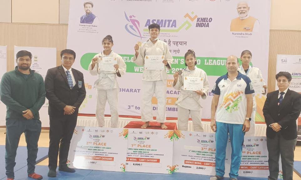 <em>राष्ट्रीय जूडो प्रतियोगिता में कोंडागांव की रंजीता ने जीता स्वर्ण पदक 🟧 बिलासपुर की चांदनी को कांस्य</em>