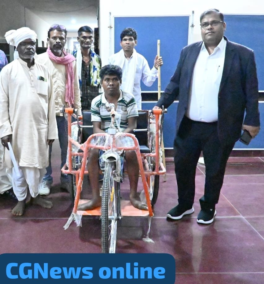 <em>कलीराम को मिली नयी ट्रायसिकल निजी काम करने में होगी अब आसानी 🟩 किसी की सहारे की जरूरत नहीं पड़ेगी</em>