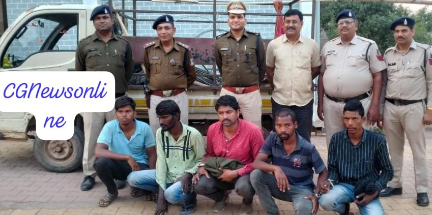<em>बिजली तार चोरों को पुलिस ने धरदबोचा 🟪 34 हजार का 450 मीटर एल्यूमिनियम तार जब्त</em>