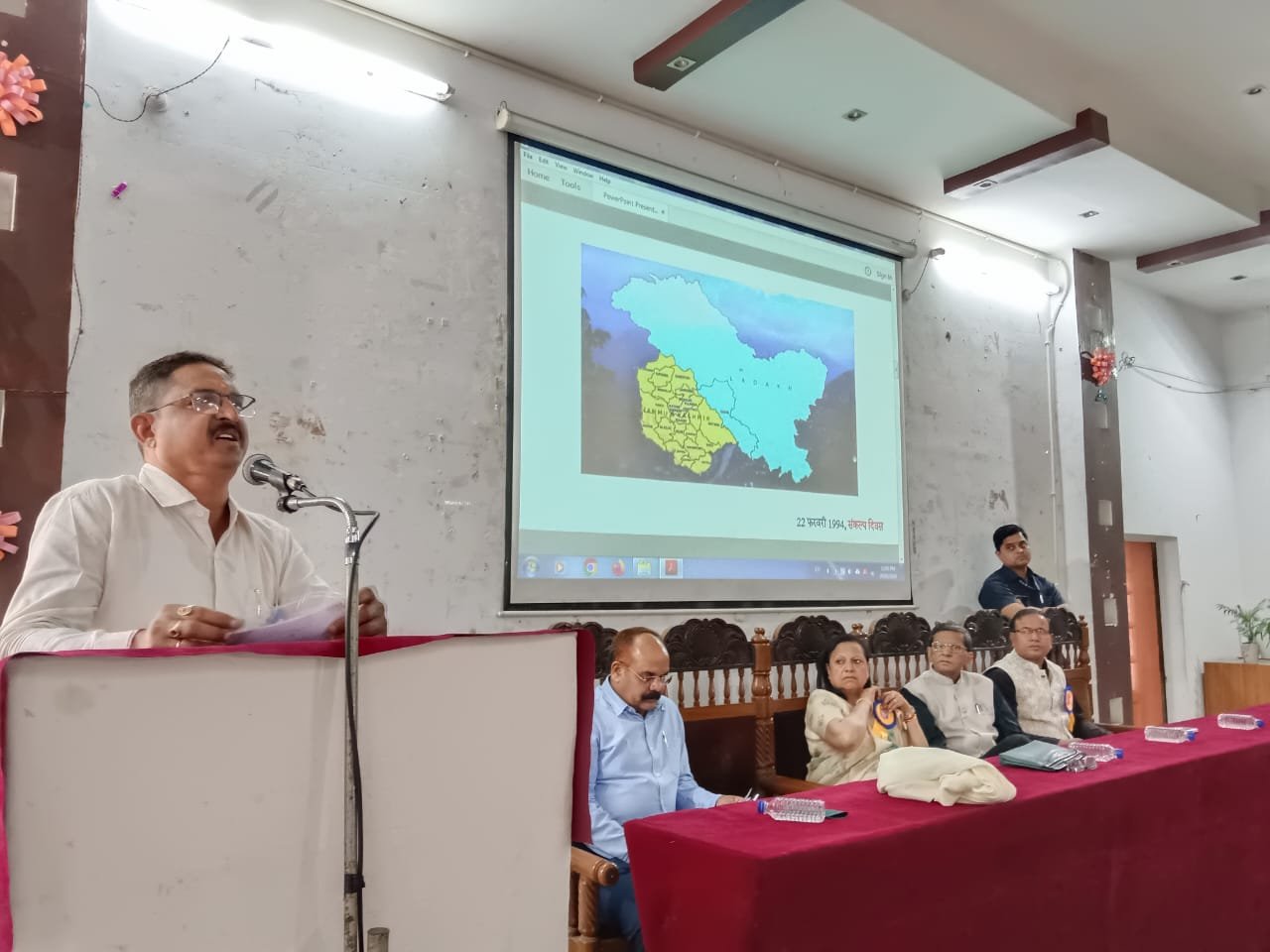 हेमचंद यादव विश्वविद्यालय, दुर्ग द्वारा भारत की अखण्डता से संबंधित संकल्प दिवस समारोह किया आयोजित
