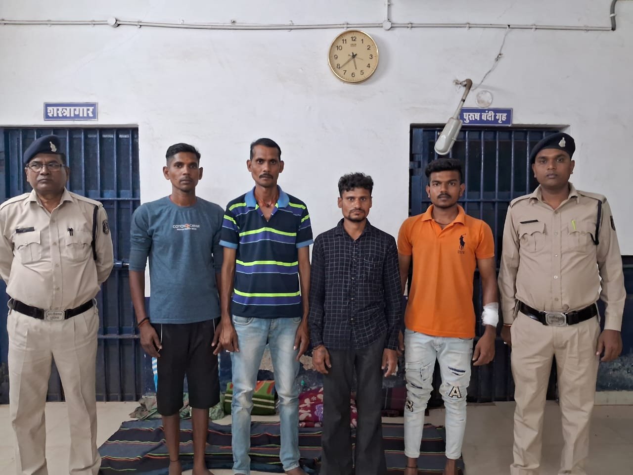 बांधातालाब गजंपारा दुर्ग में दो लोगों पर चाकू से जान लेवा हमला करने के 4 आरोपी गिरफ्तार