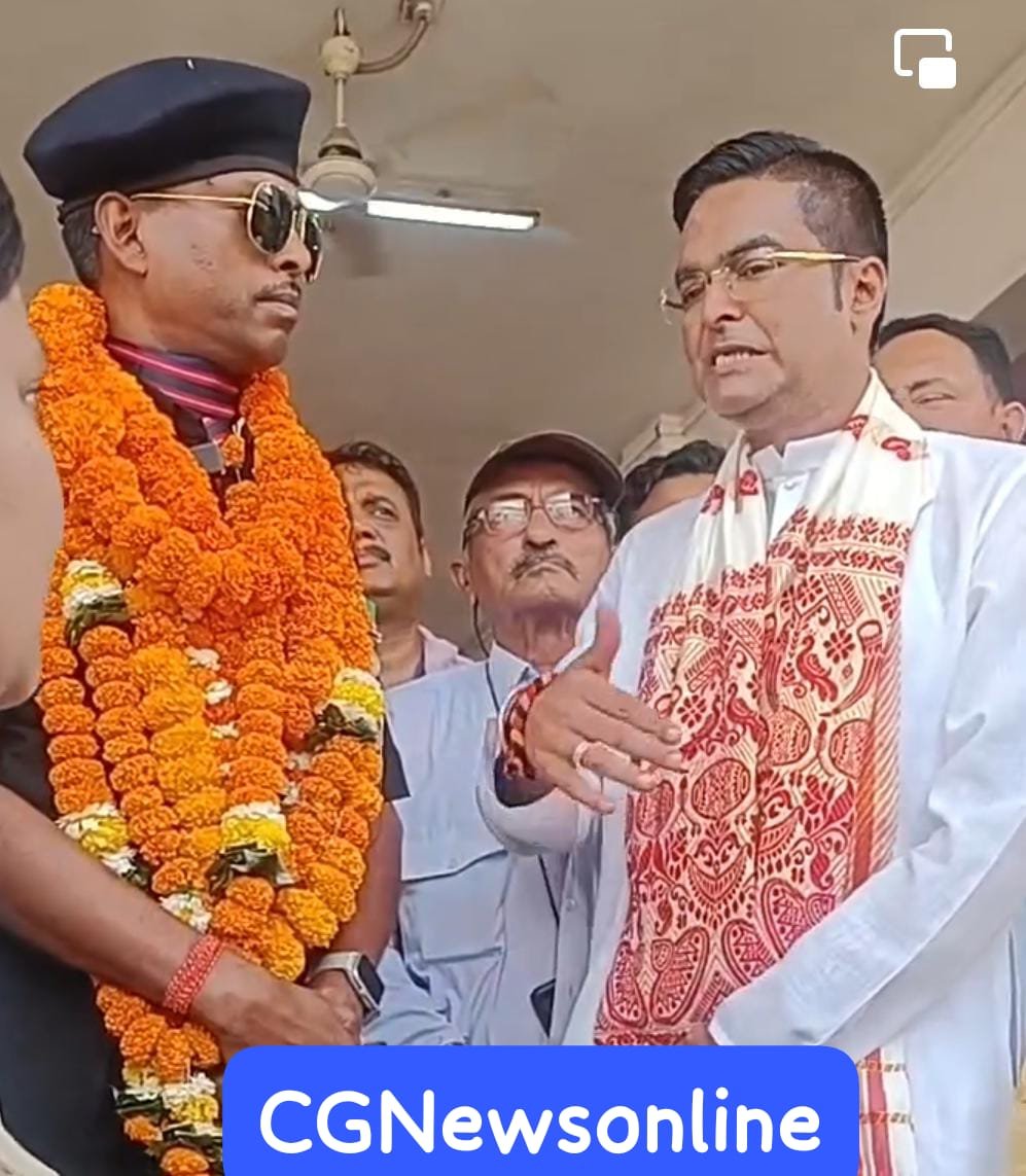 कारगिल में जौहर दिखाने वाले जाबांज सुबेदार संतोष 30 वर्ष सेवा उपरांत लौटे भिलाई 🟪 विधायक रिकेश ने किया अभिनंदन