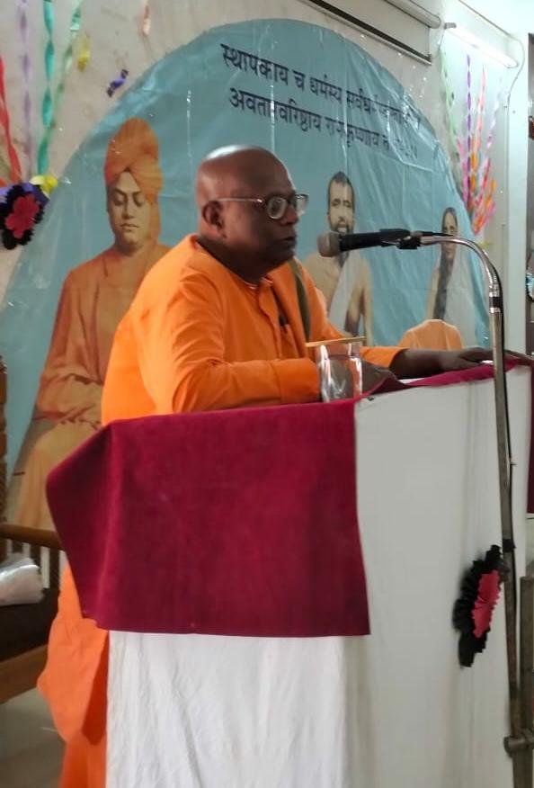हर कार्य को ठाकुर के चरणों में समर्पित करना चाहिए – स्वामी सेवाव्रतानंद, सरस, सारदा रामकृष्ण संघ का दसवां स्थापना दिवस मनाया गया