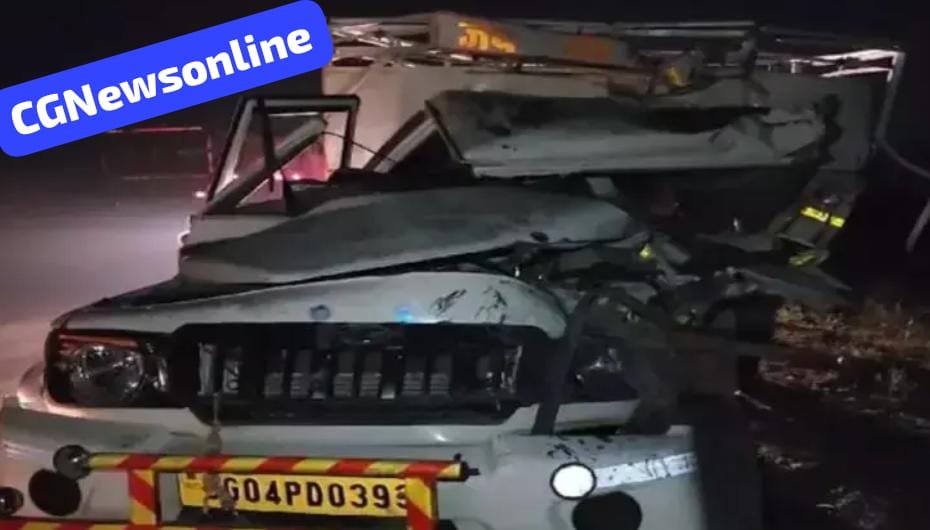 बेमेतरा सड़क हादसे में 5 महिला 3 बच्चों की मौत, दो दर्जन घायल 🛑 छठी कार्यक्रम से लौट रही तेज रफ्तार बोलेरो खड़ी माजदा से जा टकराईं