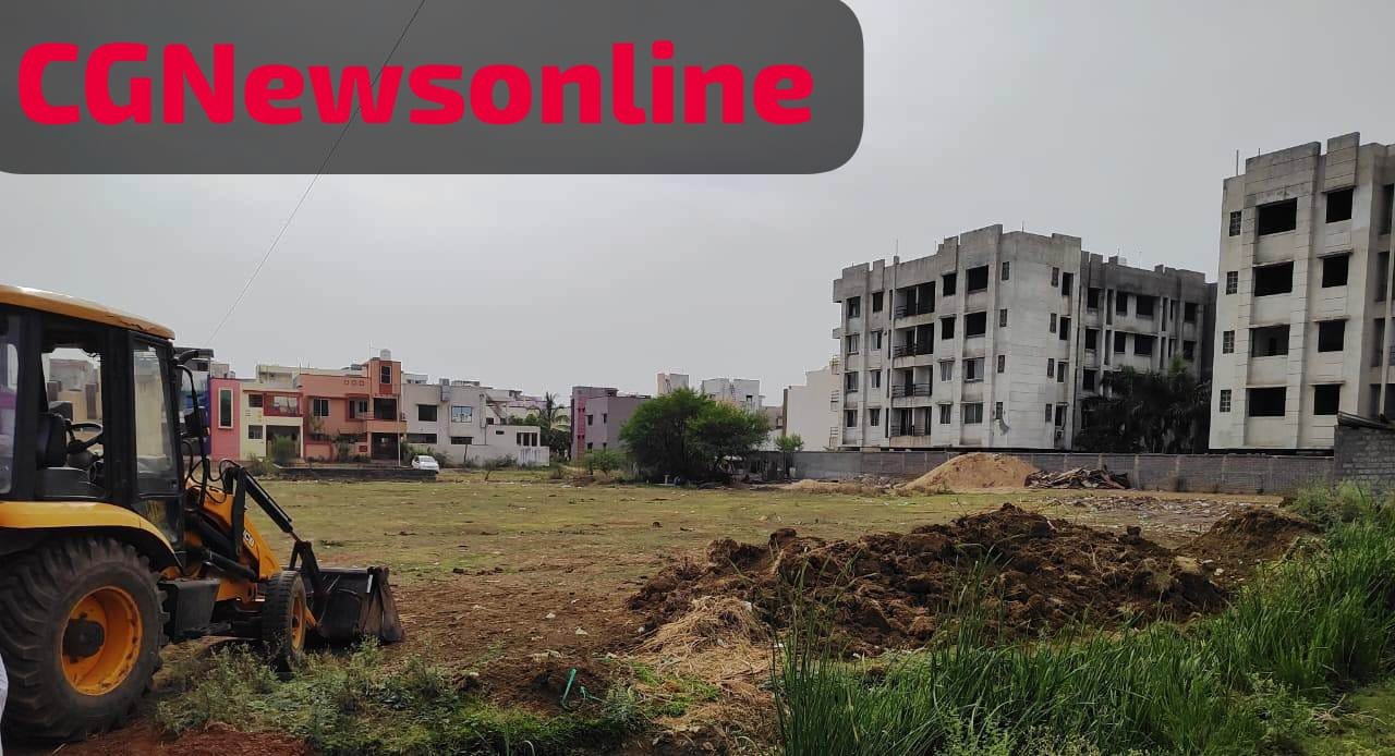 भिलाई नगर निगम की कोहका में अवैध प्लाटिंग के विरुद्ध बड़ी कार्यवाही 🛑 दो एकड़ जमीन पर निर्माण किया ध्वस्त 🛑 निगम टीम को देखते ही भागे जमीन दलाल भिलाई नगर निगम की कोहका में अवैध प्लाटिंग के विरुद्ध बड़ी कार्यवाही 🛑 दो एकड़ जमीन पर निर्माण किया ध्वस्त 🛑 निगम टीम को देखते ही भागे जमीन दलाल