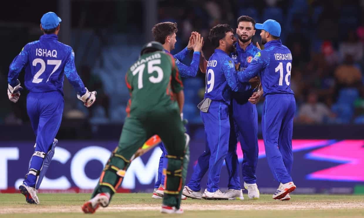 T20 वर्ल्ड कप : बांग्लादेश को हराकर अफगानिस्तान सेमीफाइनल में, ऑस्ट्रेलिया बाहर, भारत-इंग्लैंड और अफगानिस्तान-सा.अफ्रीका आमने-सामने