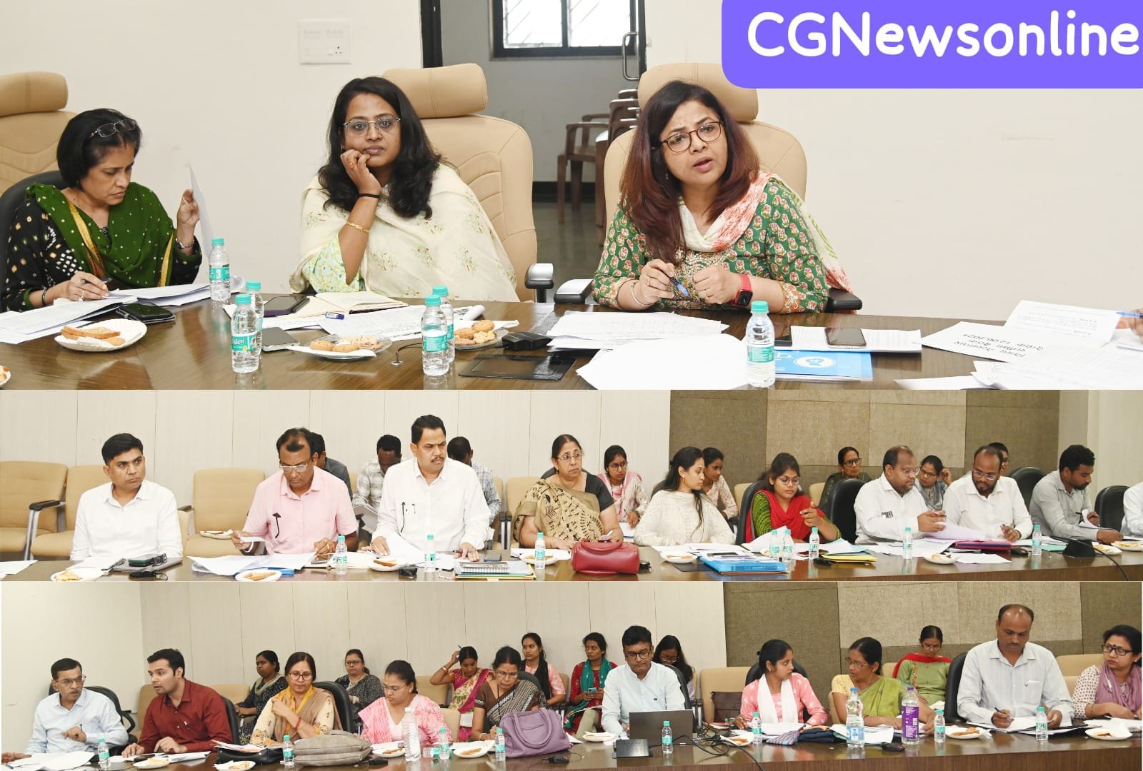 CG BrEaKiNg 🟦 नियद नेल्लनार के क्रियान्वयन वाले क्षेत्र को कुपोषण मुक्त बनाने मिशन मोड पर कार्य करने जोर 🟩 “महिलाओं को पात्रतानुसार शासन की योजनाओं का 100% मिले लाभ” – शम्मी आबिदी