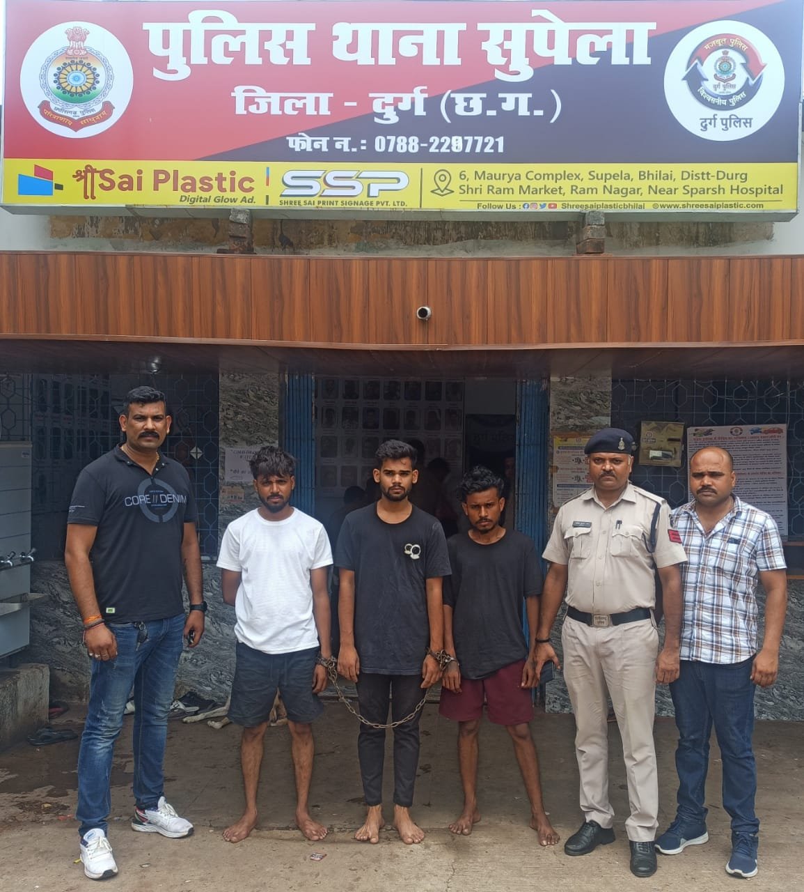 घर लौट रहे व्यक्ति पर रोड से जानलेवा हमला करने के तीनों आरोपी गिरफ्तार, सुपेला पुलिस को मिली सफलता