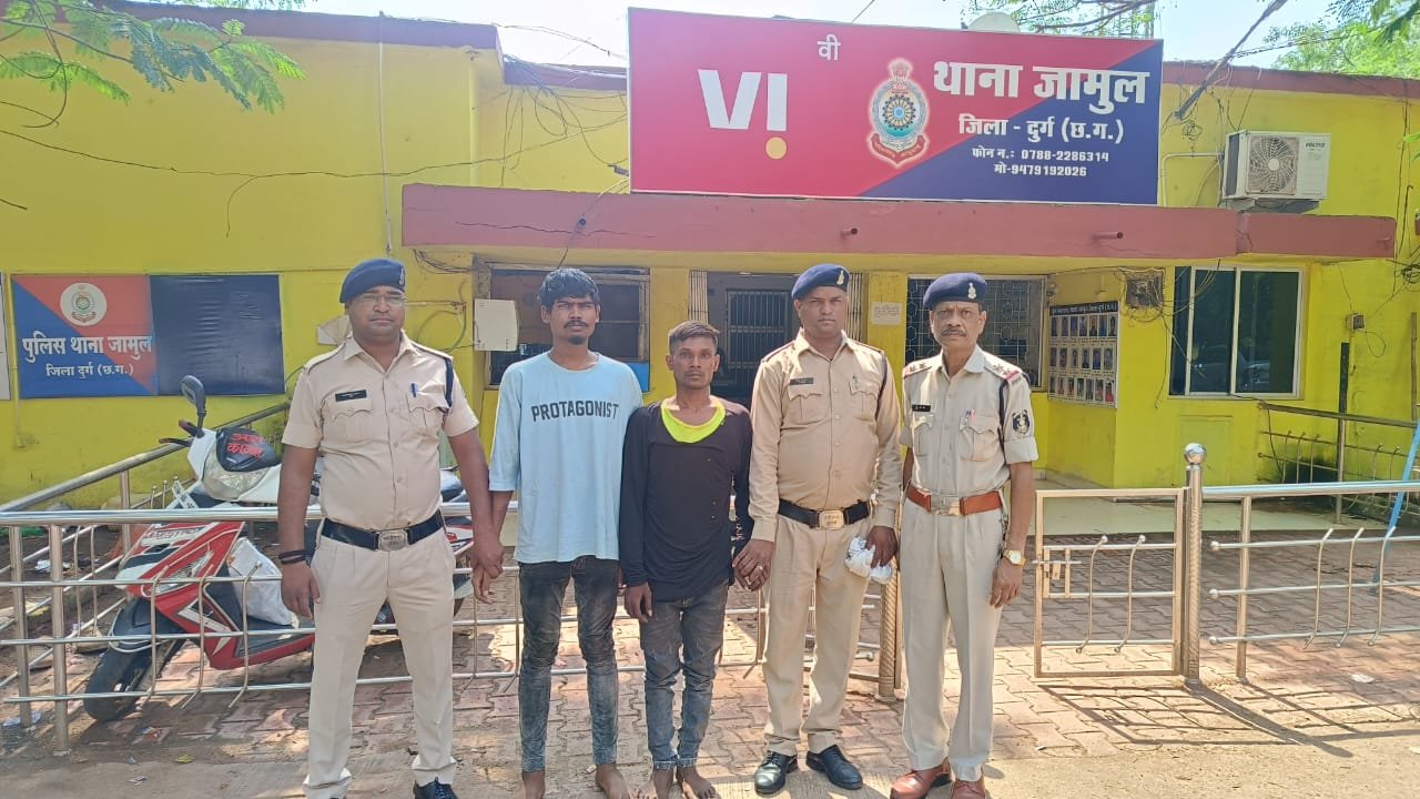 पुरानी रंजिश पर 2 दिन पहले युवक पर किया था चाकू एवं कटर से जानलेवा हमला, तीन में से दो आरोपी राजनांदगांव से गिरफ्तार