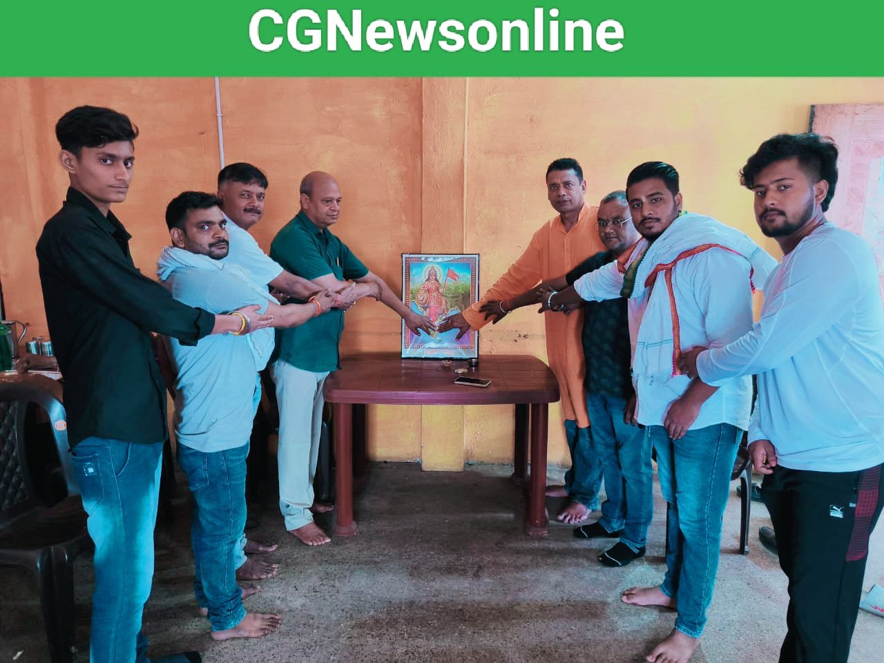 भारत रक्षा मंच का मना स्थापना दिवस 🟠 नई कार्यकारिणी तथा पदाधिकारियों का हुआ परिचय