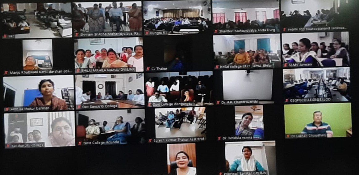 छत्तीसगढ़ में होगी उच्च शिक्षा मिशन की स्थापना- आर.प्रसन्ना, हेमचंद यादव विश्वविद्यालय, दुर्ग में राष्ट्रीय शिक्षा नीति 2020 पर ऑनलाईन कार्यशाला में 4500 से अधिक प्रतिभागी जुड़े