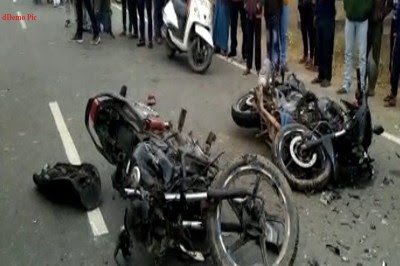 CG ख़बर : तेज रफ्तार दो बाईक में आमने-सामने की भिड़ंत, तीन युवकों की मौत, दो घायल