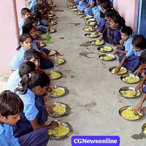 CG Breaking 🟧 अब मिड-डे मिल से पहले सरकारी स्कूलों में मिलेगा ब्रेकफास्ट 🟩 कोरबा में 40 हजार बच्चों से होगी शुरुआत, उद्योग मंत्री लखनलाल कल करेंगे योजना की शुरुआत