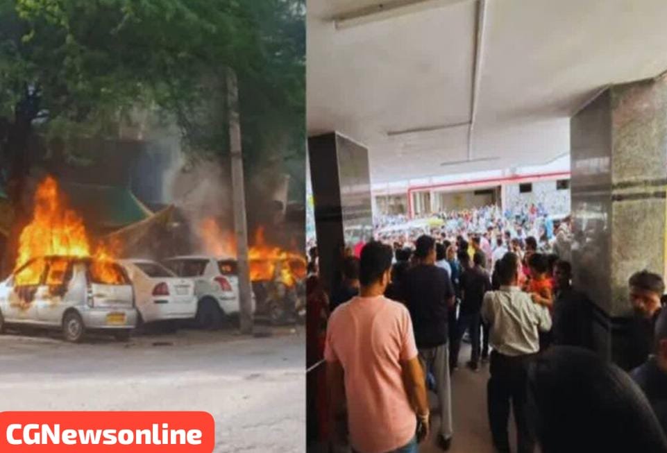 धारा 144 लागू : सरकारी स्कूल में दो Student’s के झगड़े बाद शहर में तनाव 🛑 कई कारों में‌ लगाई आग, दुकानों में तोड़फोड़, धारा 144 लागू