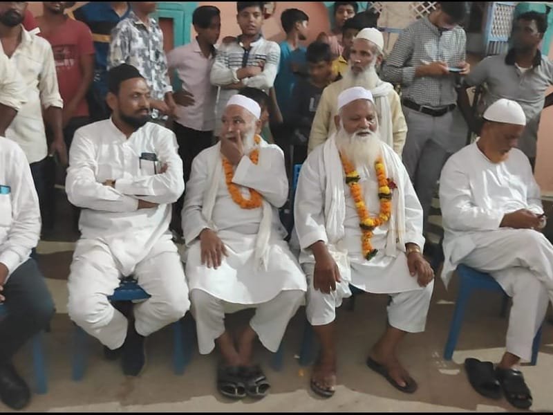 रजा जामा मस्जिद कैंप 2 में अवामी चुनाव में रहीमुद्दीन (हलाल भाई) चुने गए अध्यक्ष