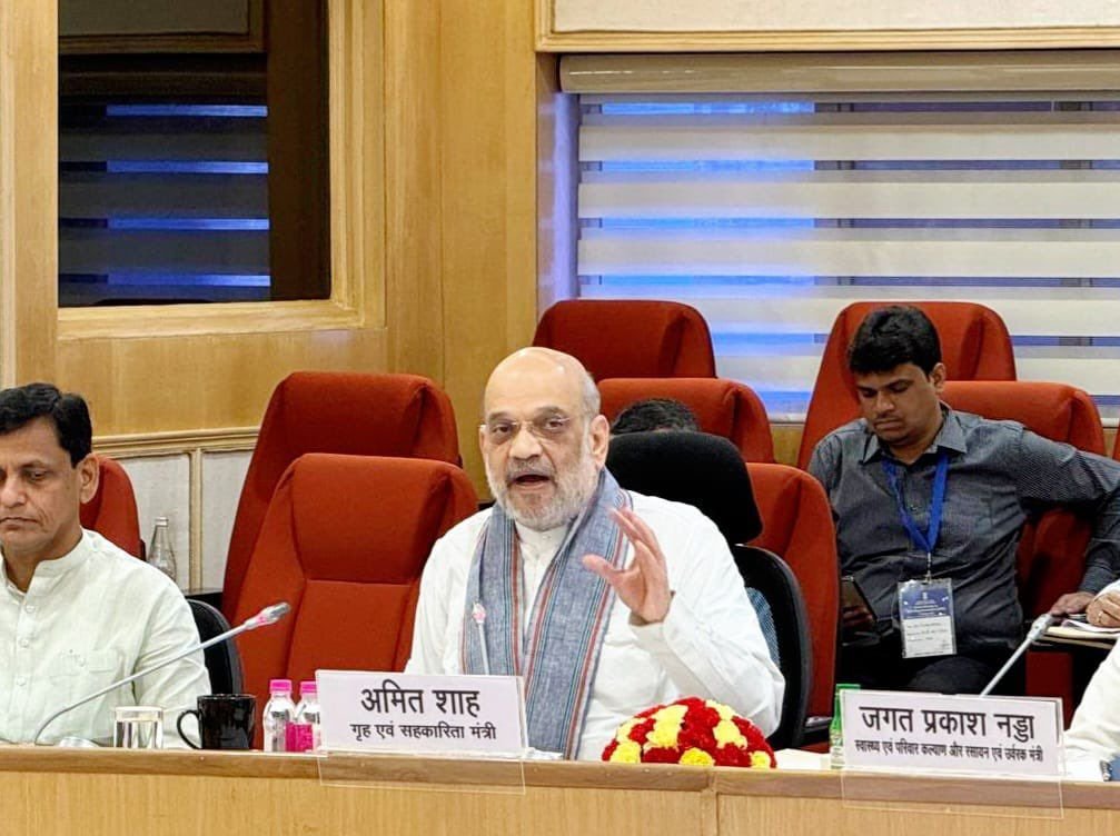 नक्सली प्रभावित राज्यों के मुख्यमंत्री की बैठक : नक्सलवाद के खिलाफ छत्तीसगढ़ के मुख्यमंत्री विष्णुदेव साय की रणनीति की केंद्रीय गृहमंत्री अमित शाह ने की सराहना