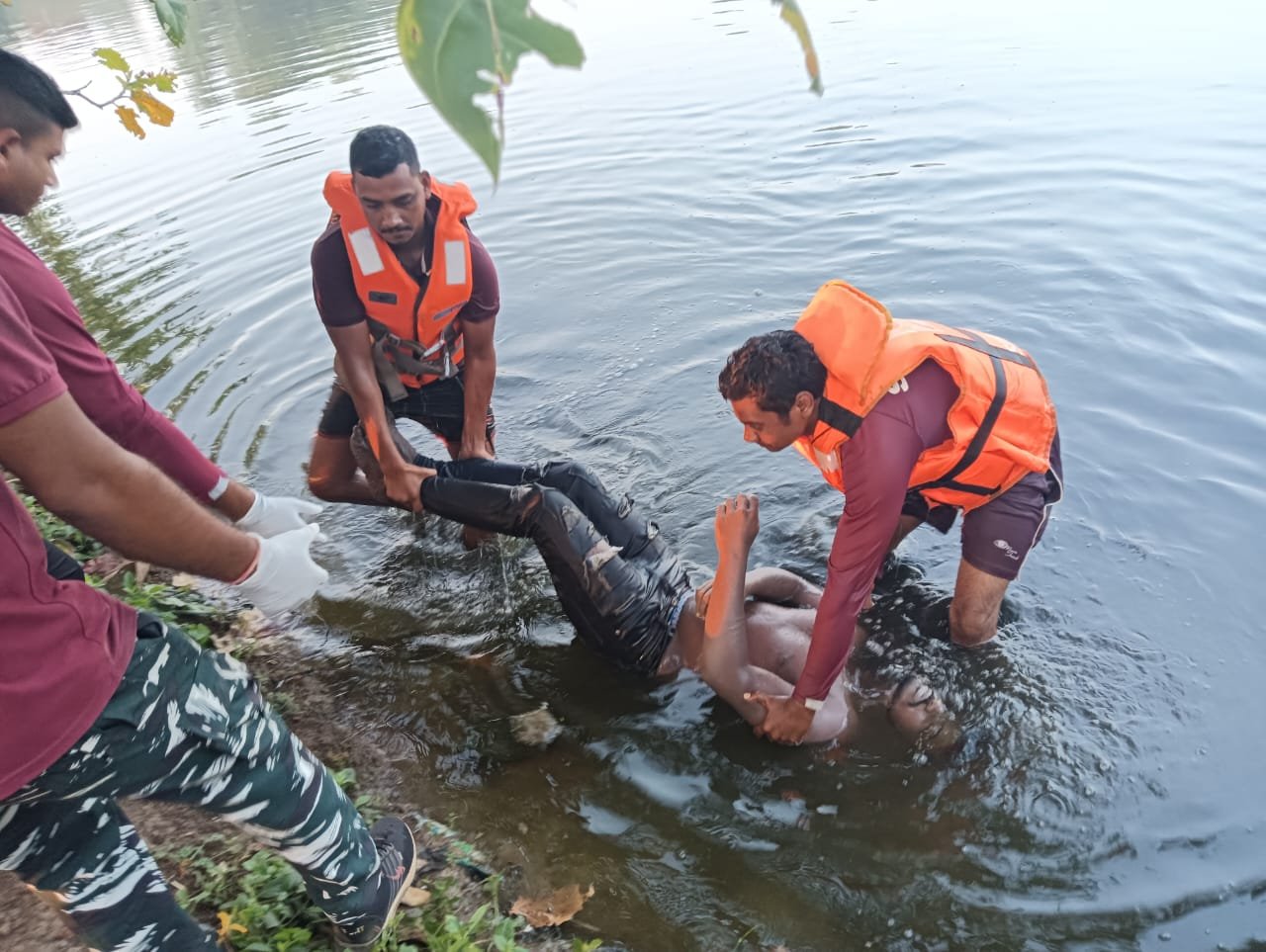 भिलाई के युवक की रानी सागर तालाब अंजोरा दुर्ग में डूबने से मौत, एसडीआरएफ ने निकाला शव