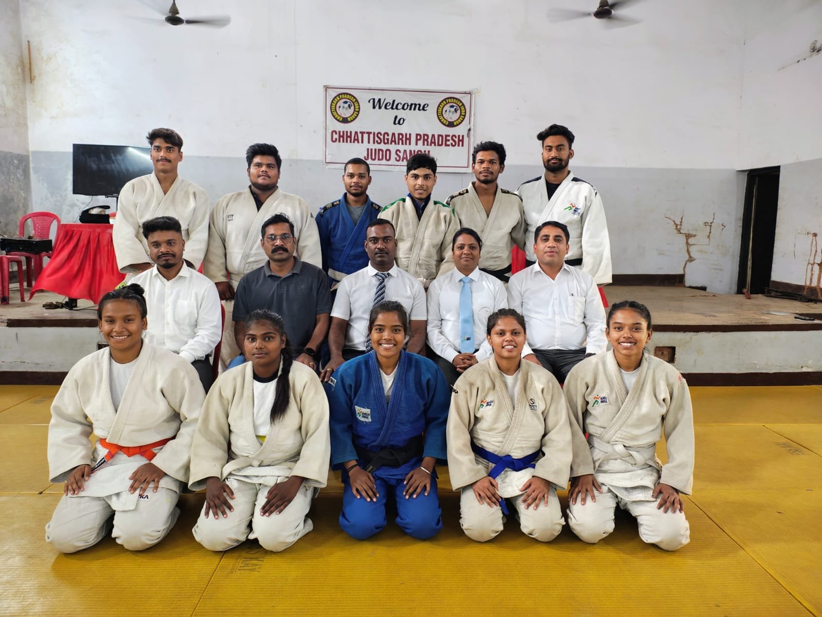 राष्ट्रीय सीनियर जूडो प्रतियोगिता के लिए छत्तीसगढ़ राज्य टीम का चयन