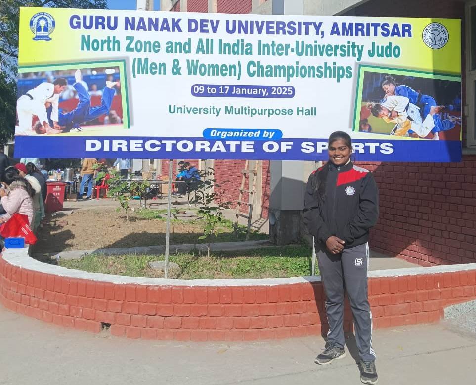डीयू की जूडो खिलाड़ी दिव्या कुमारी का खेलों इंडिया प्रतियोगिता में चयन
