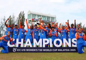 टीम इंडिया ने साउथ अफ्रीका को हराकर जीता U19 वुमेंस T20 वर्ल्ड कप