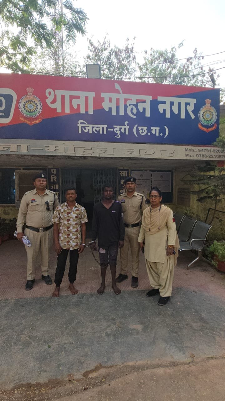 पेट्रोल पंप दुर्ग में दबंगई दिखा कर्मचारियों से मारपीट करने वाले 2 आरोपी गिरफ्तार